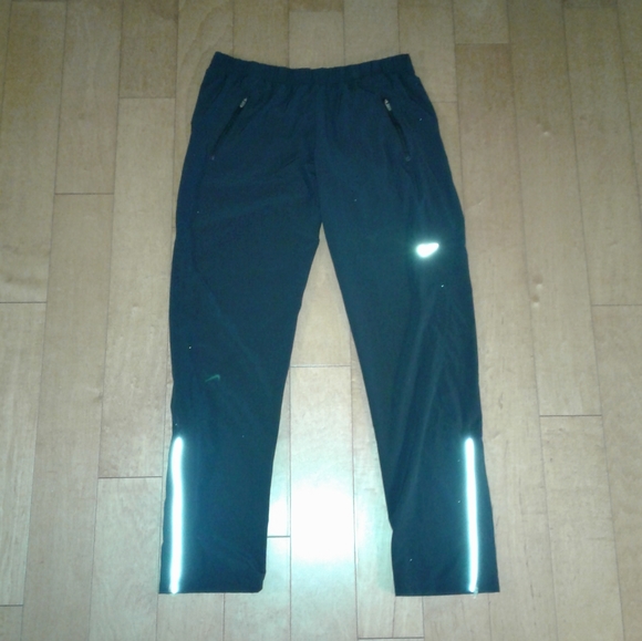 Nike Dri-Fit Distance Black Woven Running Pants Joggers womens sz M 339242-010 - Picture 4 of 7